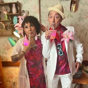 Vintage Barbie Malibu inspired Formal Dress